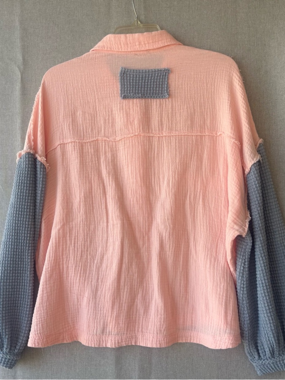 POL Pink Lightweight Top cozy, and comfortable size small 100% cotton XOXO - Picture 6 of 7